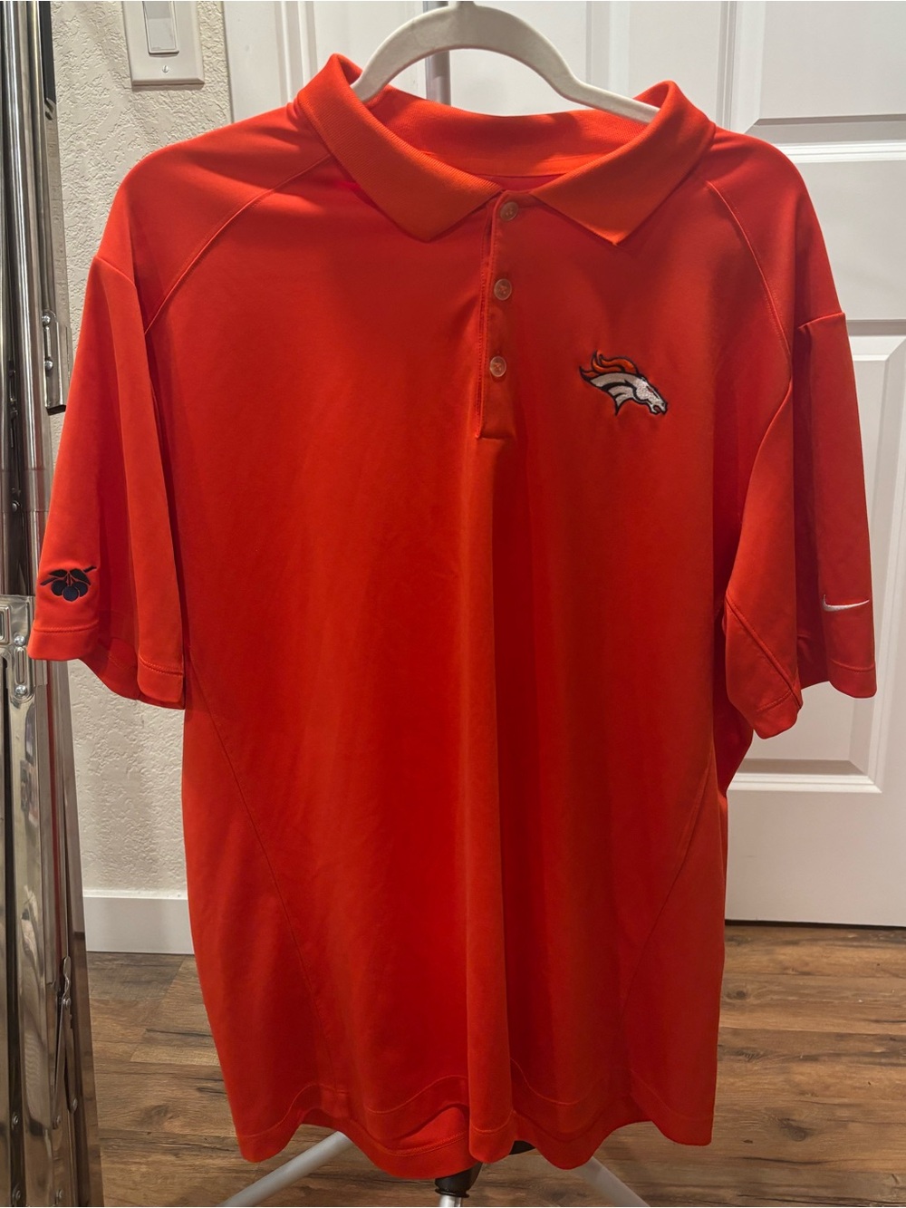 Denver Broncos Nike Golf Tour performance polo